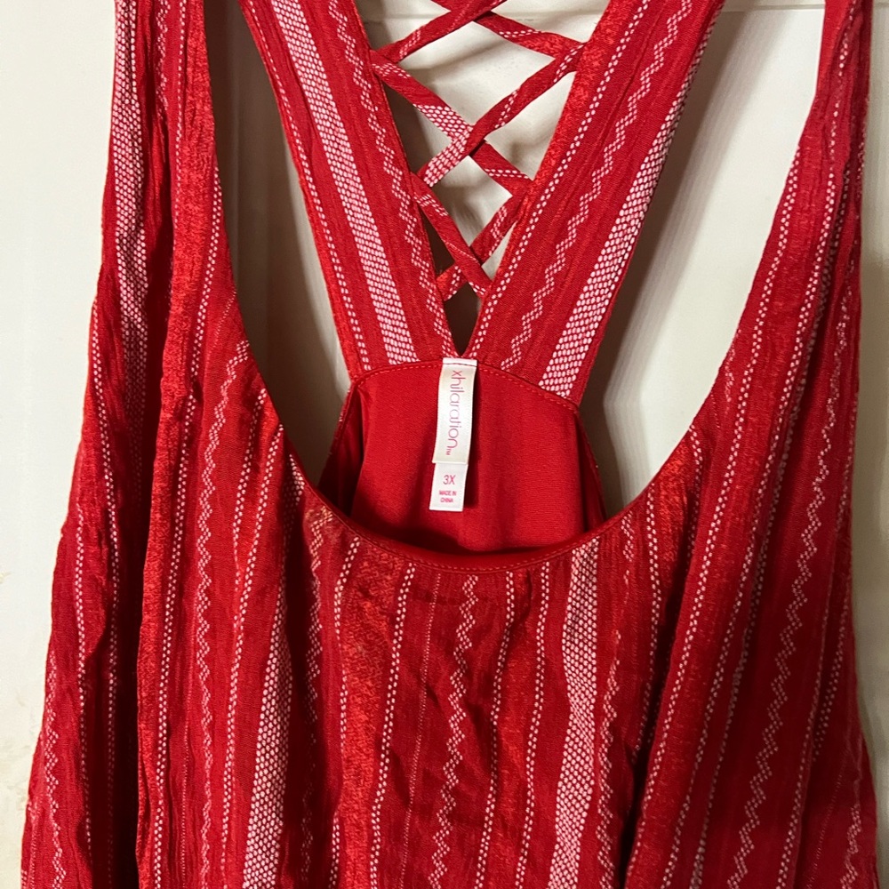 Target Xhilarationmid knee length dress Blood Orange color